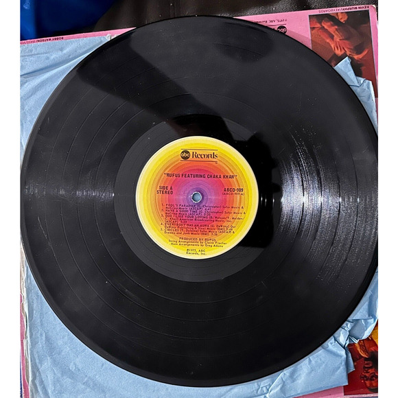 Rufus Featuring Chaka Khan Vtg Original Pressing Vinyl LP 1975 - Picture 6 of 6